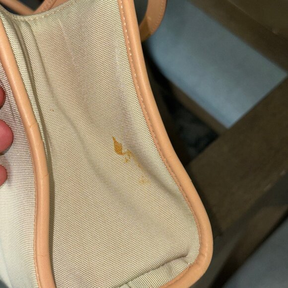 GUCCI NYLON Vintage Jackie Bardot Beige - Picture 8 of 13